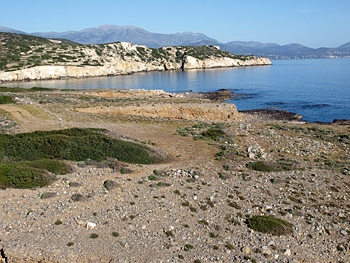 Gournia harbour: general view