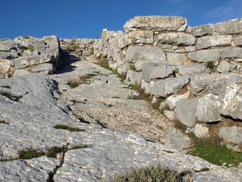 Juktas Peak Sanctuary: the ramp