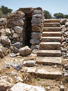 Zakros: view of the Minoan town